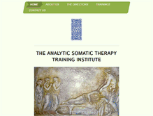 Tablet Screenshot of analyticsomatictherapy.com